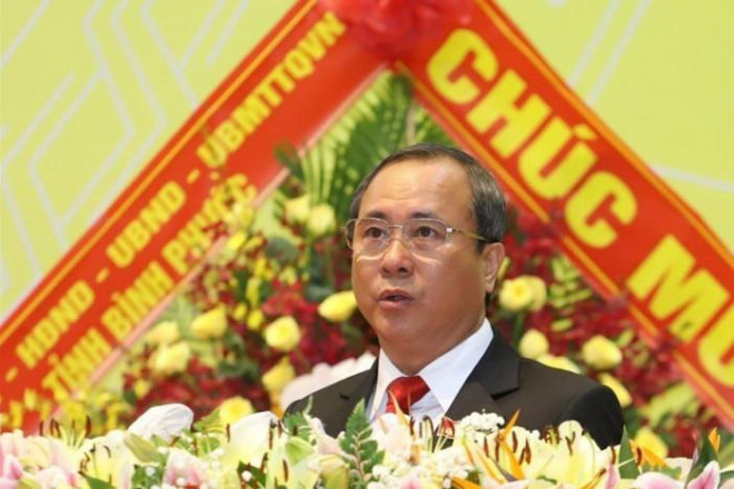 Ông Trần Văn Nam, Bí thư Tỉnh ủy, Trưởng đoàn đại biểu Quốc hội tỉnh Bình Dương