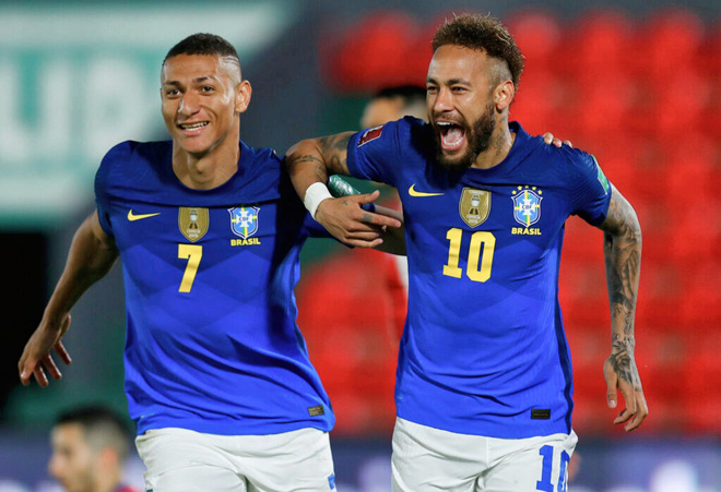 Neymar tiếp tục rực sáng tại vòng loại World Cup 2022