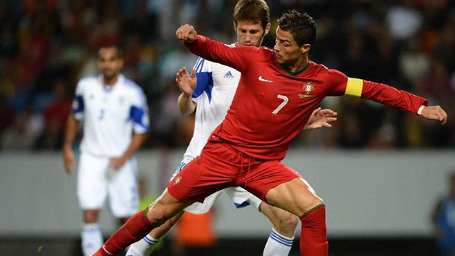 Ronaldo và ĐT Bồ Đào Nha không thắng được Israel trong 2 lần gần nhất chạm trán đối thủ này