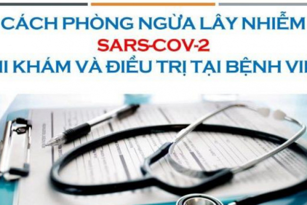 8 điều cần làm để phòng ngừa lây nhiễm SARS-CoV-2 ở bệnh viện