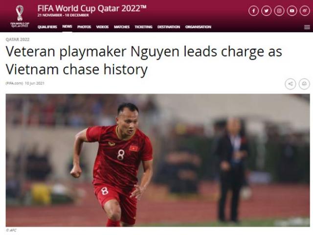 Bóng đá - Trang chủ FIFA ca ngợi Trọng Hoàng cùng ĐT Việt Nam tiến xa ở vòng loại World Cup