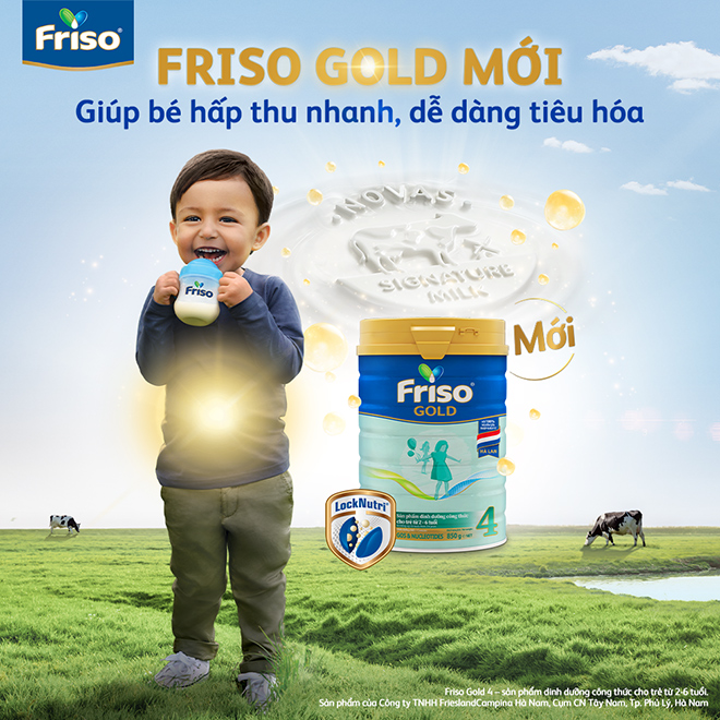 Vỗ về hệ tiêu hóa con yêu với Friso Gold mới chứa đạm nhỏ tự nhiên - 5