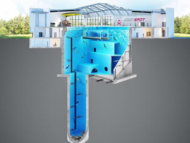 Du lịch - Hồ bơi sâu nhất thế giới sử dụng để đào tạo phi hành gia, thử nghiệm robot