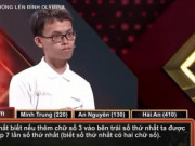 Bạn trẻ - Cuộc sống - Câu hỏi Olympia khiến netizen xôn xao vì quá phức tạp, có người lại ra đáp án sau vài giây