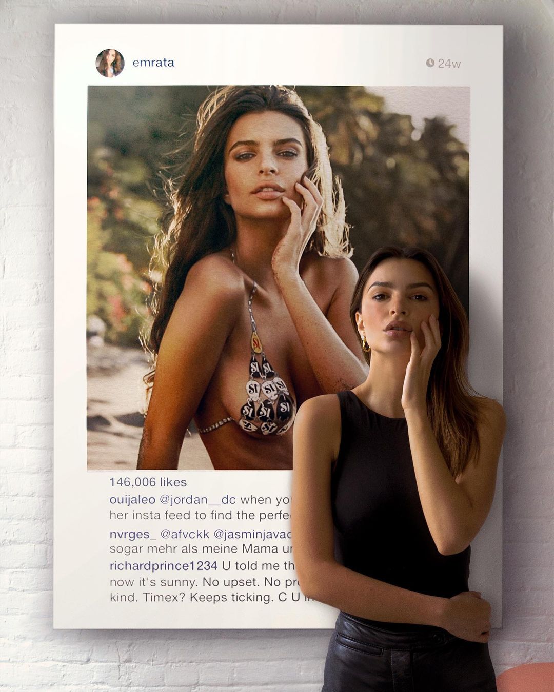 Emily Ratajkowski gợi cảm bội phần chỉ sau sinh 3 tháng - 7