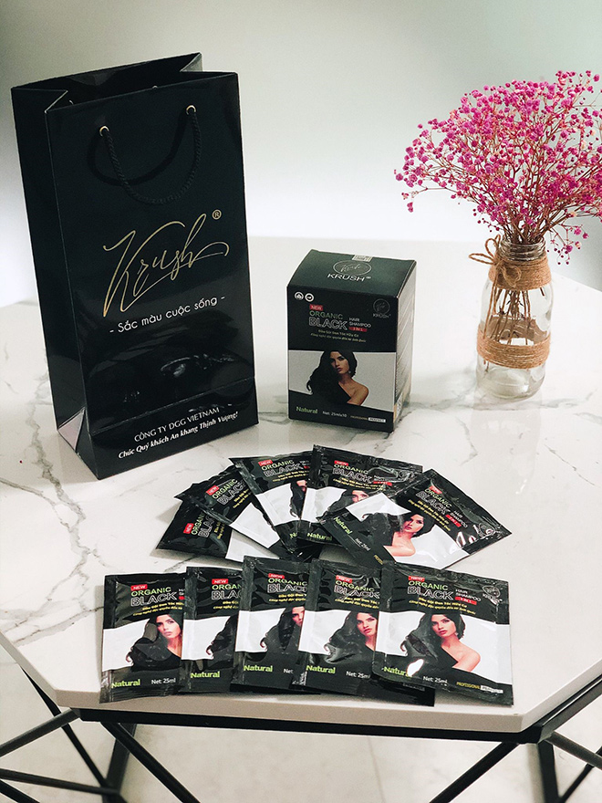 Sử dụng dầu gội nhuộm tóc Krush an toàn, hiệu quả