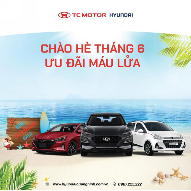 Giảm giá mùa hè tháng 6 tại Hyundai Quảng Ninh - 1