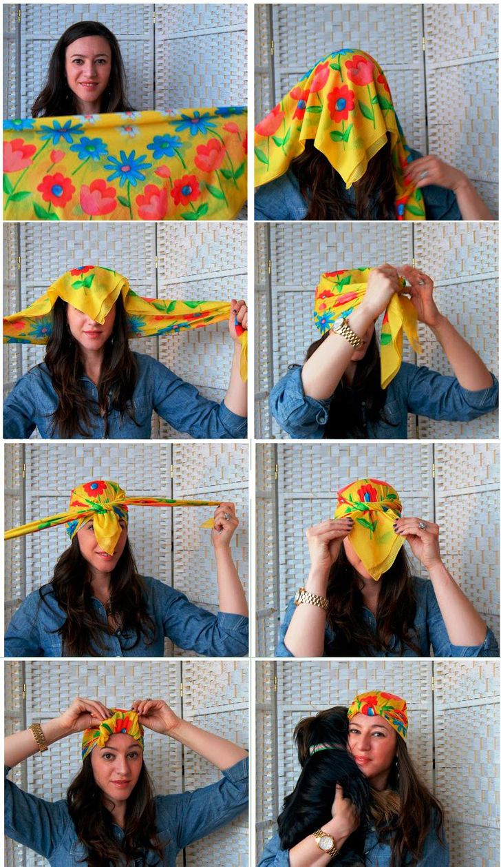 10 cách buộc khăn turban giúp nàng tạo kiểu tóc cực đẹp - 7