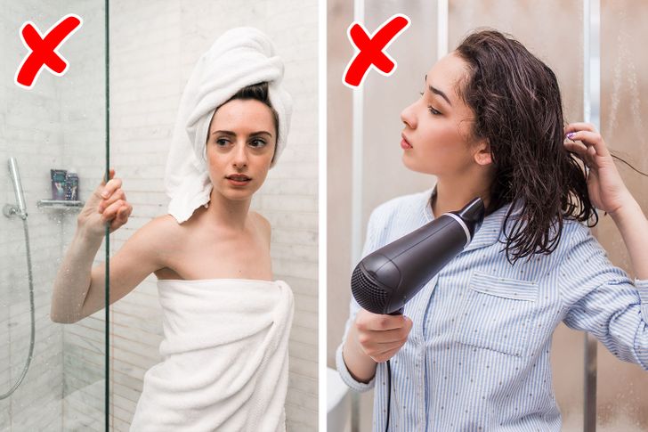 7 thói quen hằng ngày đang hủy hoại mái tóc của bạn - 4