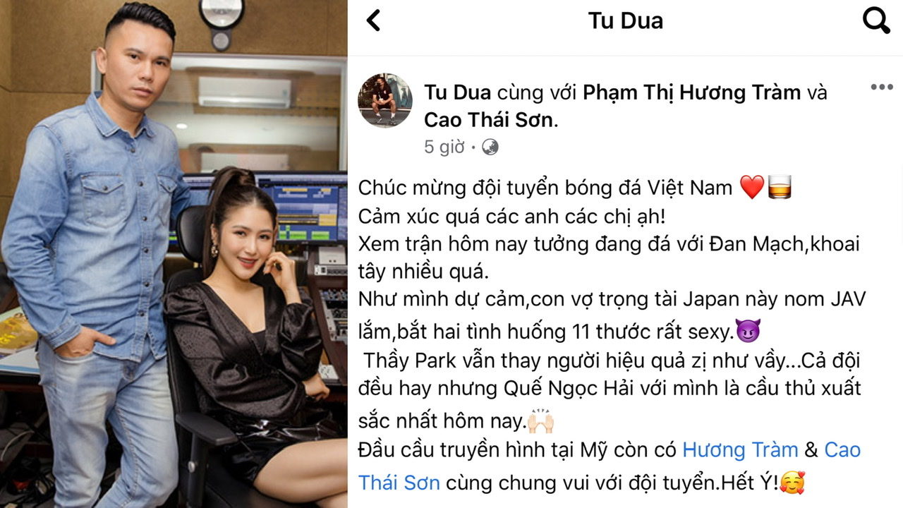 Sao Việt vỡ òa trước chiến thắng của ĐT Việt Nam, mẫu Tây Andrea làm điều bất ngờ vì Tiến Linh - 13