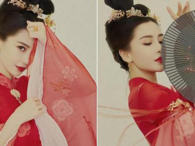 Thời trang - Mê mẩn tạo hình cổ trang với sắc đỏ của AngelaBaby giữa loạt ồn ào đời tư