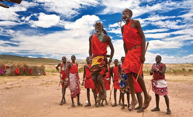 Những bộ lạc ở Kenya vẫn giữ được nét truyền thống.