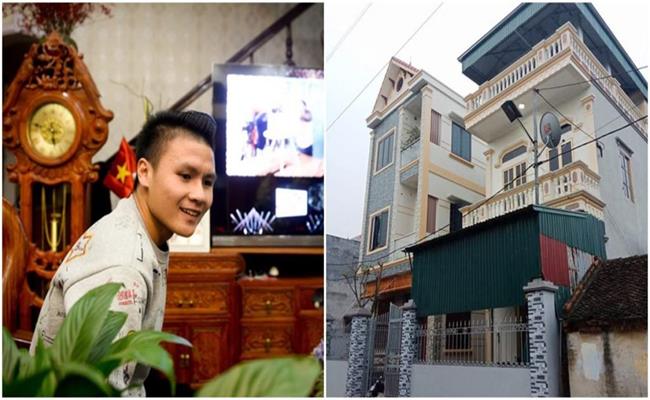 Được biết năm 2016, căn nhà cũ xuống cấp nên bố mẹ Quang Hải đã vay mượn tiền, xây dựng lại căn nhà. 
