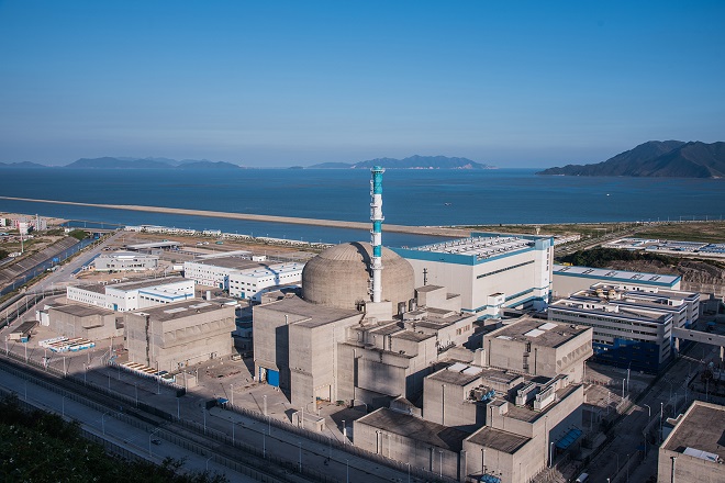 Nhà máy điện hạt nhân Taishan ở Quảng Đông, Trung Quốc.