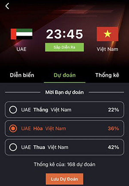 Dự đoán kết quả trận Việt Nam - UAE, trúng quà - 4