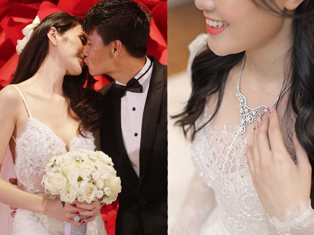 Đời sống Showbiz - Nàng WAGs VN: Người được chồng cho 40 tỷ "tiêu vặt", người được tặng dây chuyền 286 viên kim cương