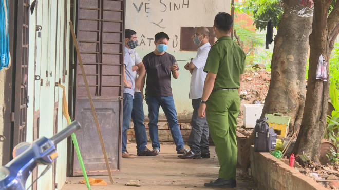 Khu phòng trọ nơi phát hiện chị Nguyễn Thị T. tử vong