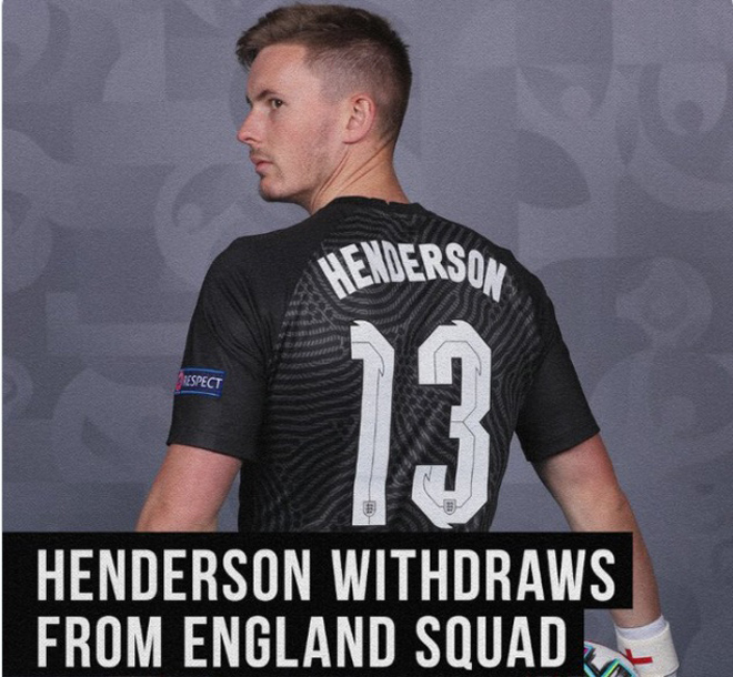Henderson rời đội tuyển Anh vì chấn thương