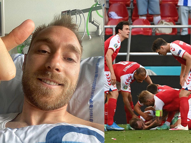 Bóng đá - SAO Đan Mạch Eriksen lần đầu lộ diện, nói gì sau khi "trở về từ cõi chết"?
