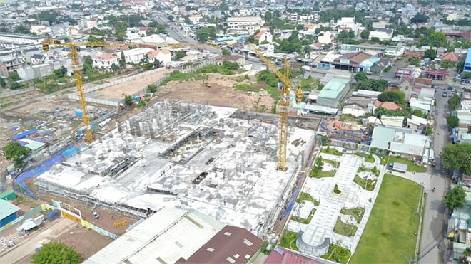 Tiến độ thực tế tại công trường Bcons Plaza đến đầu tháng 6/2021