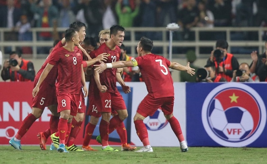 Đội tuyển Việt Nam về nước với kỳ tích lần đầu lọt vòng loại thứ ba World Cup 2022 khu vực châu Á. Ảnh VFF
