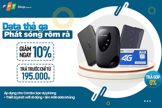 Khách hàng chọn mua online, FPT Shop sẽ giao hàng tận nhà miễn phí một cách nhanh chóng và an toàn.