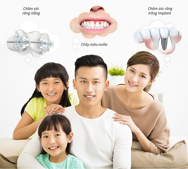 Chăm sóc răng miệng cho cả gia đình