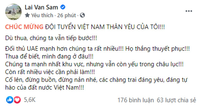 Sao Việt hô vang tên Tiến Linh, Minh Vương sau trận VN - UAE, tiếc nuối gọi tên Công Phượng - 6