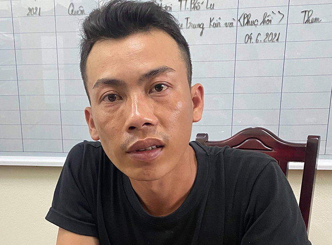 Chảo Ông Lố tại trụ sở công an.
