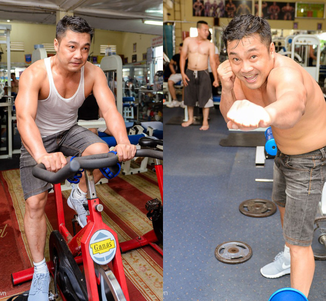 Ở tuổi trung niên, Lý Hùng vẫn chăm chỉ tập luyện thể thao. Nhờ đó, anh sở hữu body cường tráng, săn chắc dù đã bước sang tuổi 52.
