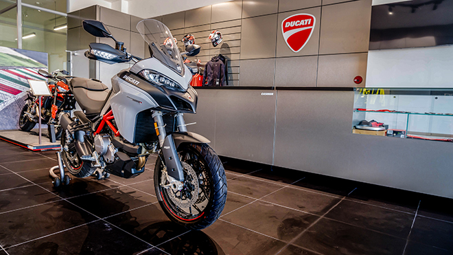 Ducati Co Them Xưởng Dịch Vụ Va Showroom Mới Tại Ha Nội