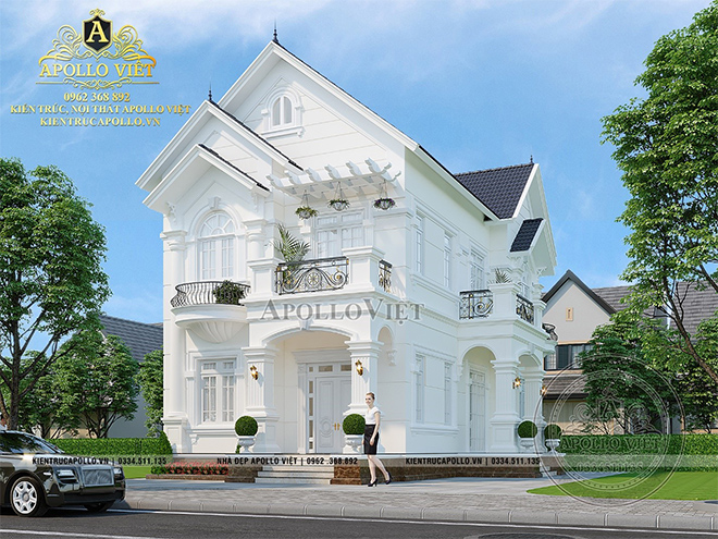 Biệt thự mái Thái 2 tầng thanh lịch, tinh tế