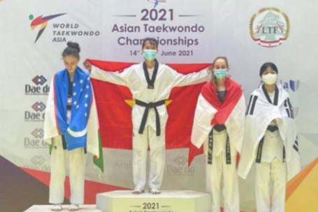 Kim Tuyền giật HCV châu Á, Taekwondo Việt Nam đứng top 5 châu lục