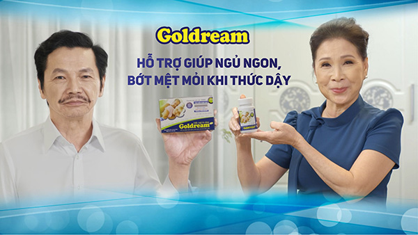 Ai bị mất ngủ, khó ngủ, ngủ không sâu giấc: Dùng ngay Goldream!