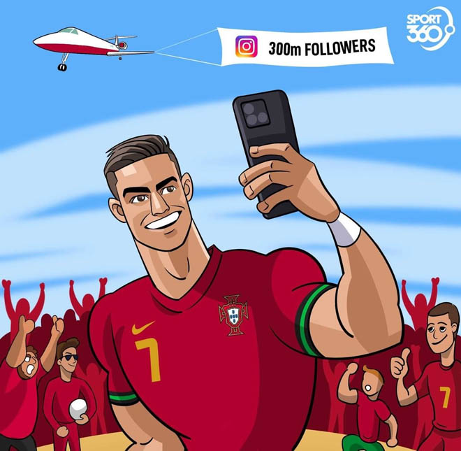 Ronaldo gạt chai nước &#34;gây bão&#34; EURO, cán mốc 300 triệu người &#34;theo dõi&#34; - 3