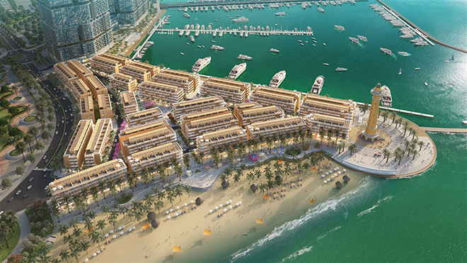 Shophouse ven biển Sun Marina Plaza