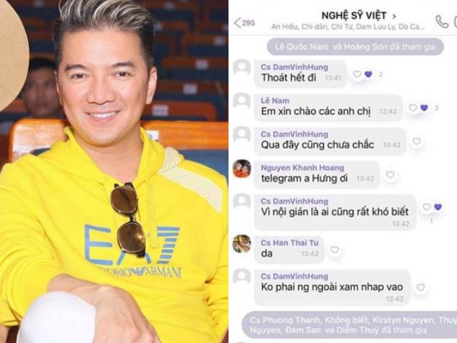 Sao Việt - Đàm Vĩnh Hưng có động thái lạ giữa tin đồn là người đứng đầu nhóm chat Nghệ sĩ Việt