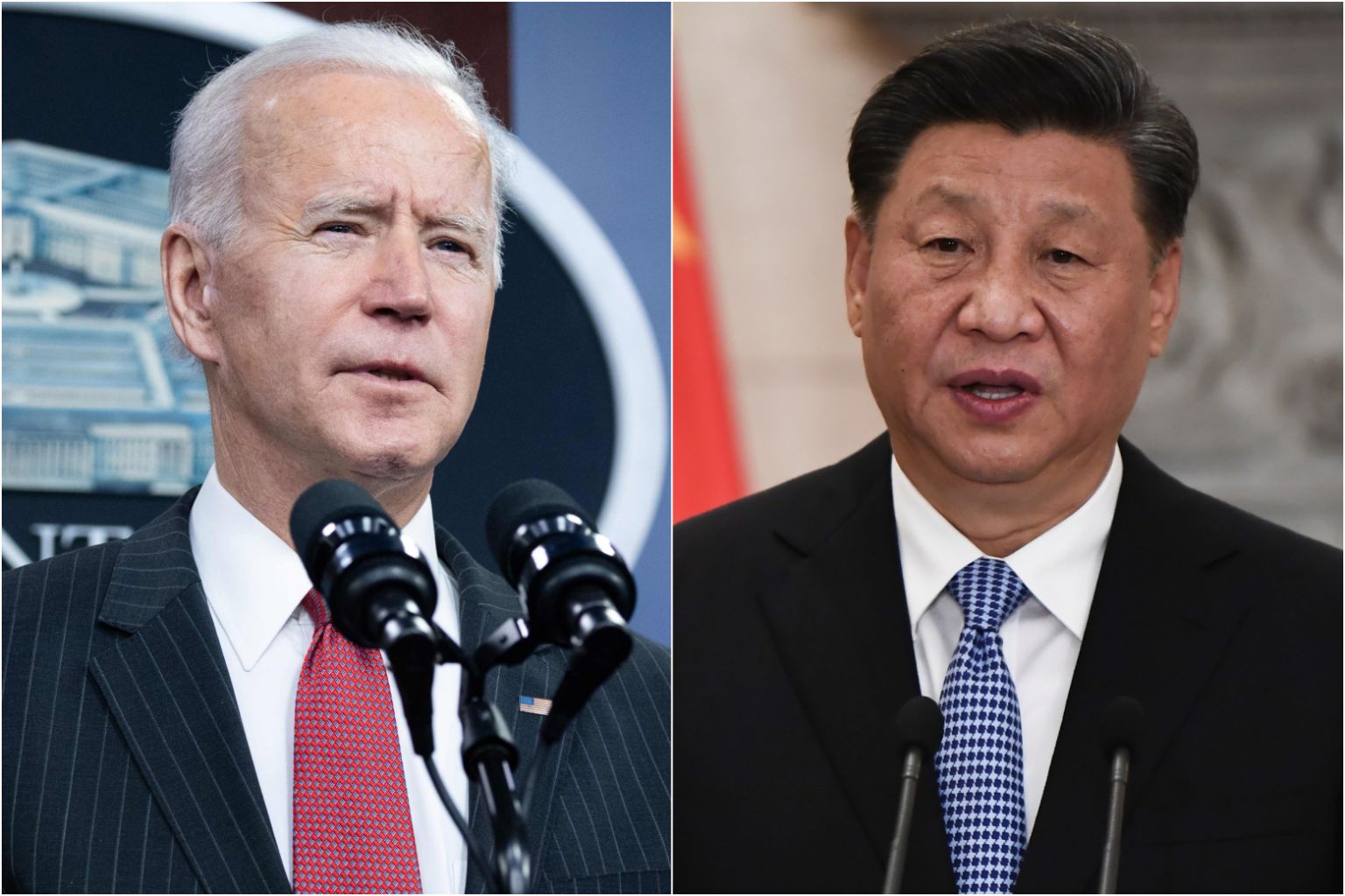 Tổng thống Mỹ Joe Biden và&nbsp;Chủ tịch Trung Quốc Tập Cận Bình.