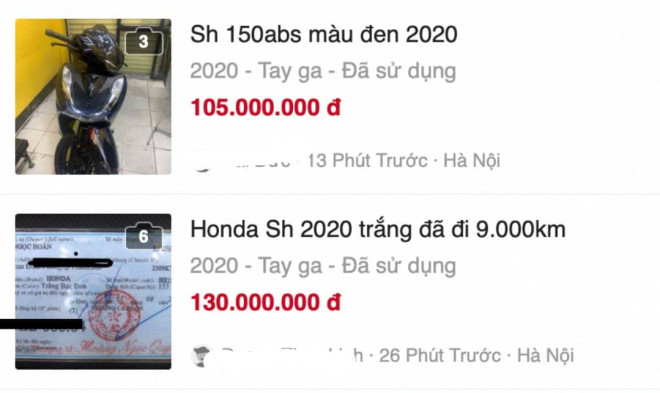 Giật mình khi Honda SH đã đi 10.000 km vẫn rao bán giá 130 triệu đồng - 3