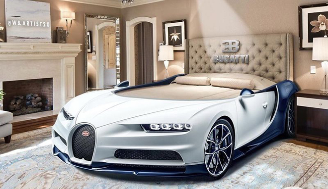Bugatti Chiron phiên bản &#34;giường ngủ&#34; trông sẽ như thế này này - 1