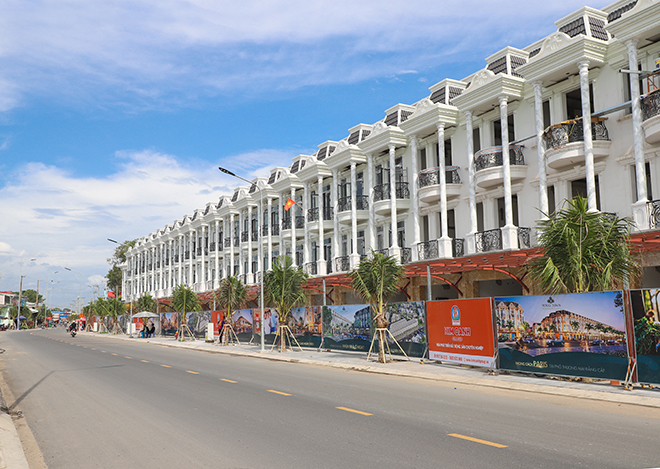 Kiến trúc châu Âu sang trọng của Phố thương mại Royal Town.