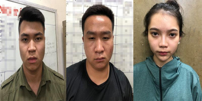 Các đối tượng bị bắt giữ