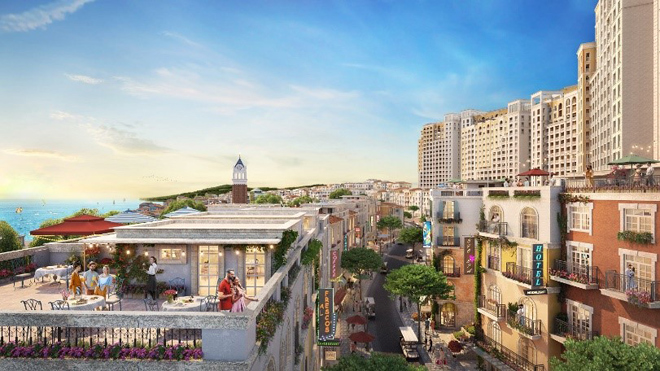 The Center hưởng lợi từ vị trí “tâm mạch” của thị trấn Địa Trung Hải Nam Phú Quốc