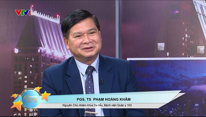 PGS.TS.BS Phạm Hoàng Khâm - Nguyên trưởng khoa Da liễu Bệnh viện Quân Y 103