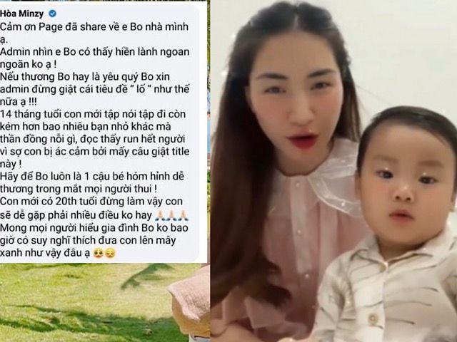 Đời sống Showbiz - Hòa Minzy phản ứng gay gắt khi con trai được gọi là “thần đồng”