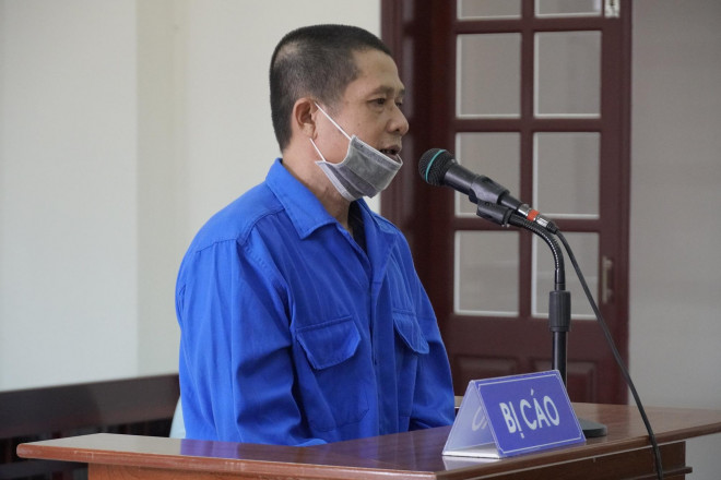 Bị cáo Nguyễn Văn Vũ tại toà