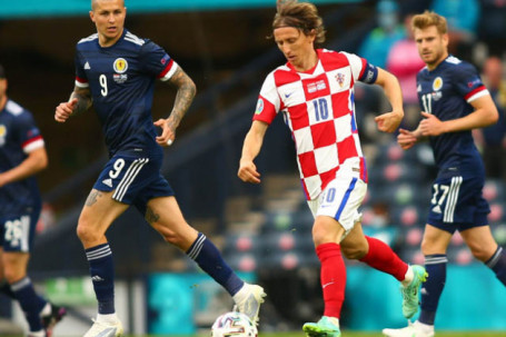 Video Croatia - Scotland: Siêu phẩm Modric, mãn nhãn 4 bàn (EURO)