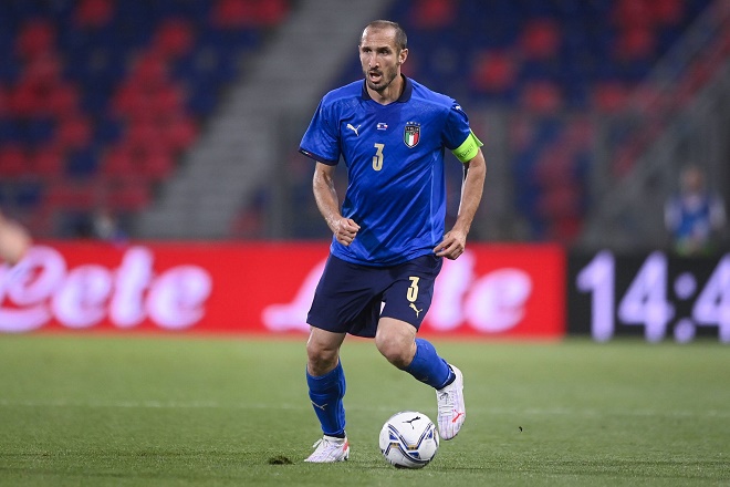 Italia đón chào sự trở lại của Chiellini