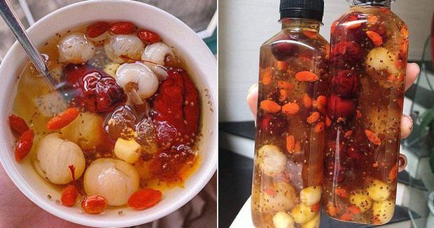 Chè "dưỡng nhan" gây "sốt" những ngày Hà Nội nắng nóng đỉnh điểm - 2