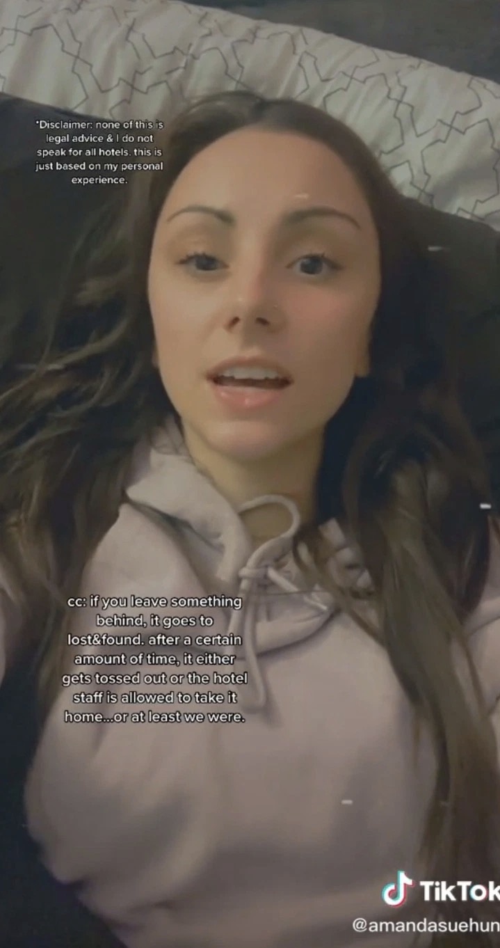 Cô gái từng là nhân viên làm việc tại một khách sạn ở Mỹ.